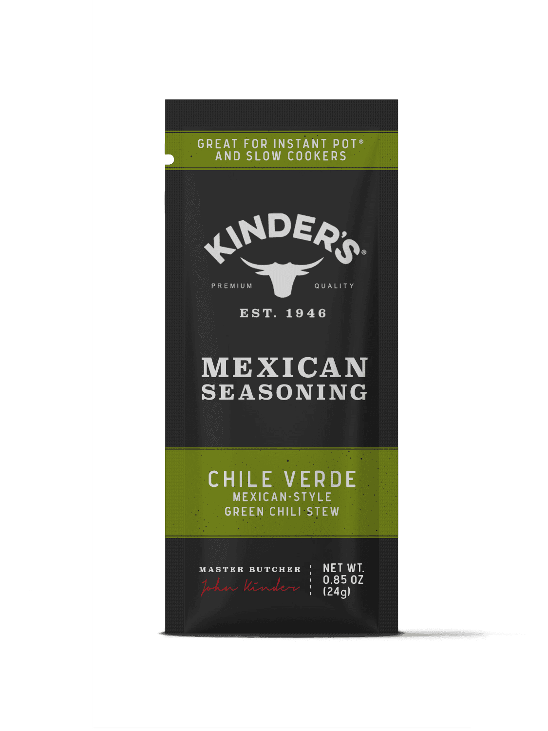 Kinder'S Chili Verde Mexican Seasoning Mix for Grilling, 1 Oz
