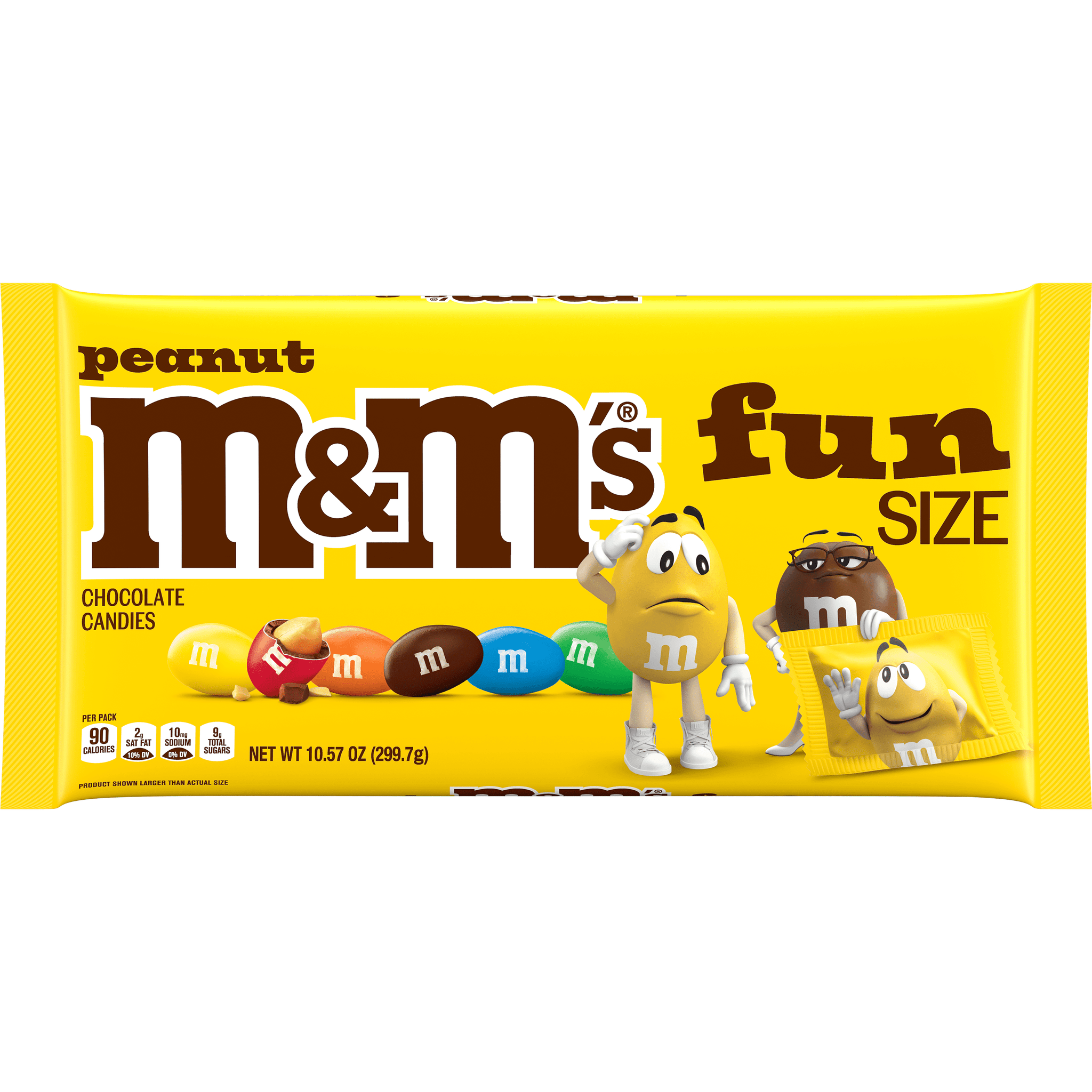 M&M'S Fun Size Peanut Milk Chocolate Candy - 10.57 Oz Bag