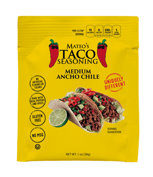 Mateo'S Taco Seasoning Medium Ancho Chile