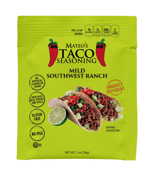 Mateo'S Taco Seasoning Mild Southwestern Ranch