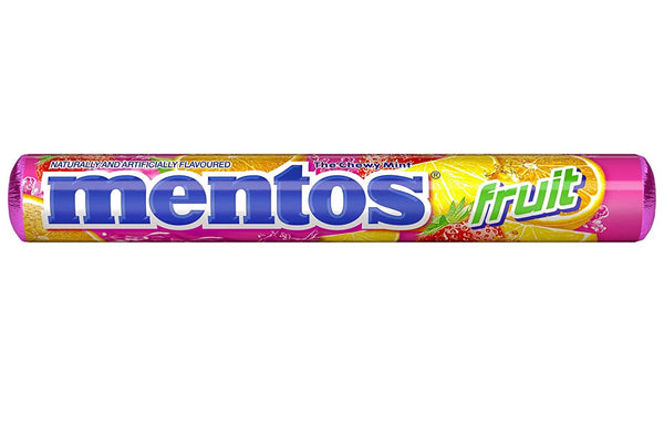 Mentos Roll 1.32 Oz Breath Mints Chewy Breath Mints Candy Roll, Assort ...