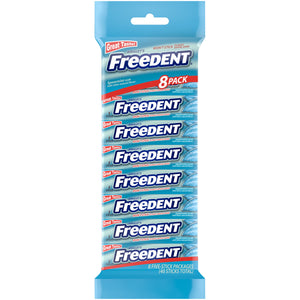 Wrigley'S Freedent Spearmint Chewing Gum - 5 Stick Pack (Pack of 8)