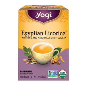 Yogi Tea, Egyptian Licorice Tea, Tea Bags, 16 Ct, 1.27 OZ