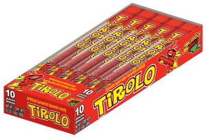 Zumba Pica Tirolo Tamarind Candy Straws, Chewy Mexican Candies, 10 Count