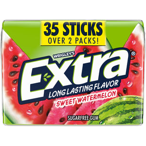 () Extra Sweet Watermelon Back to School Sugar Free Chewing Gum - 35 Stick Pack