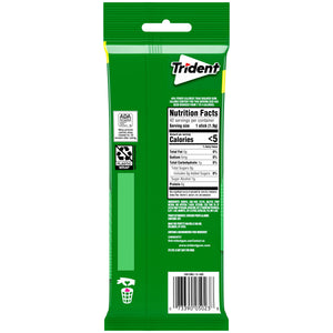 Trident Sugar Free Gum, Spearmint, 3 Packs of 14 Regular Size Pieces (42 Total Pieces)