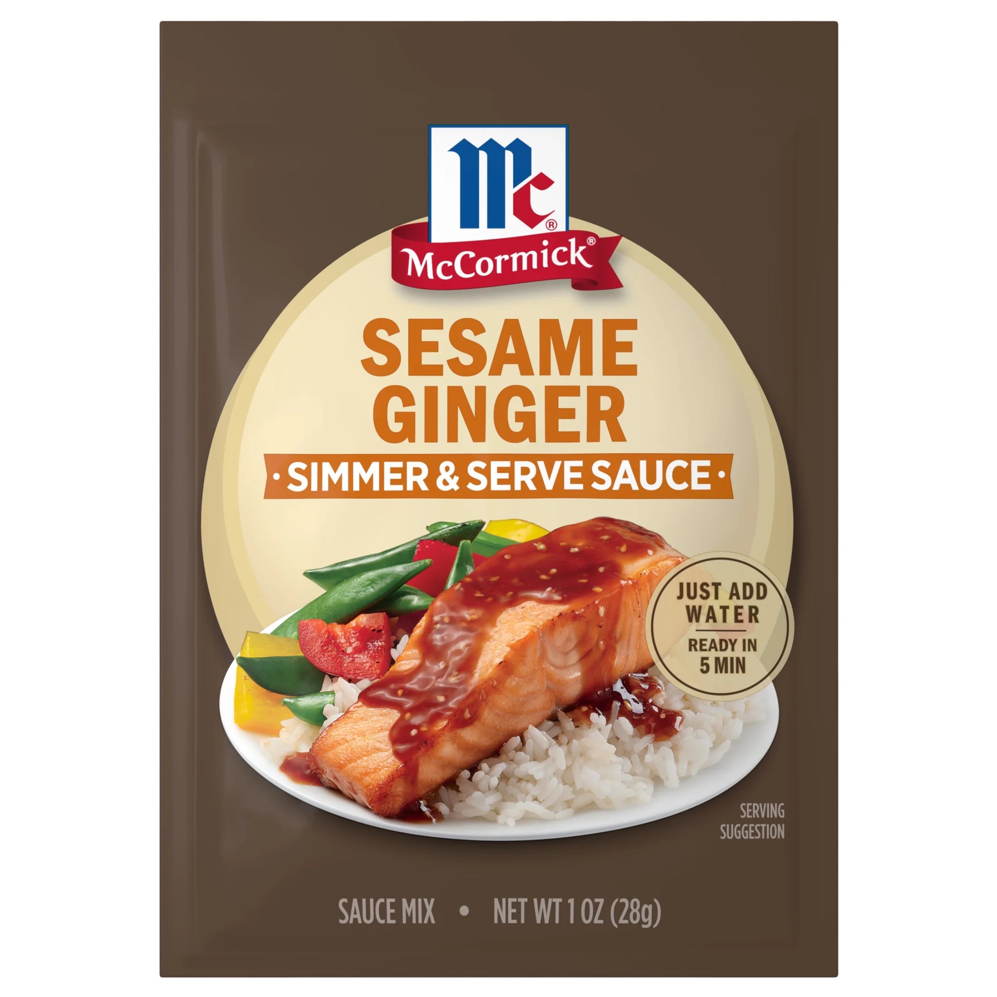Mccormick Sesame Ginger Sauce Mix, 1.0 Oz Packet