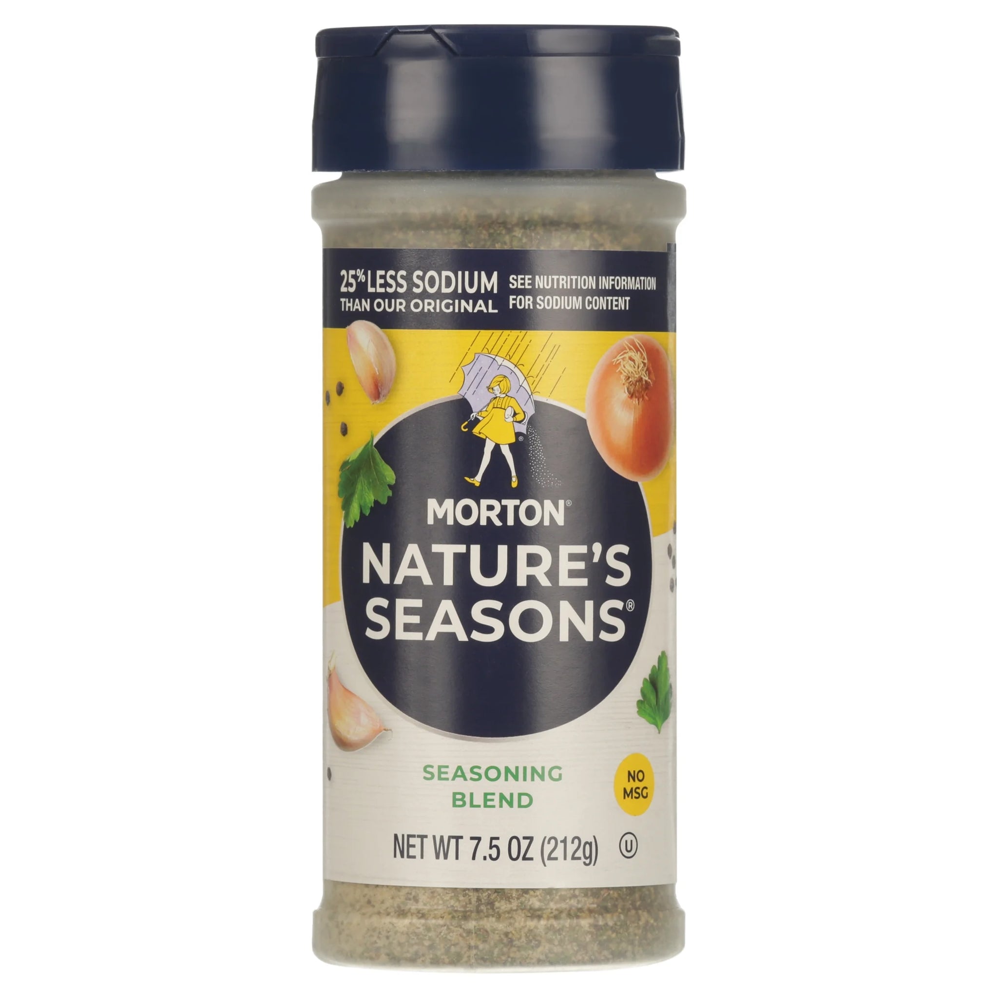 Morton Salt Nature'S Seasons Seasoning Blend, 25% Less Sodium, 7.5 Oz