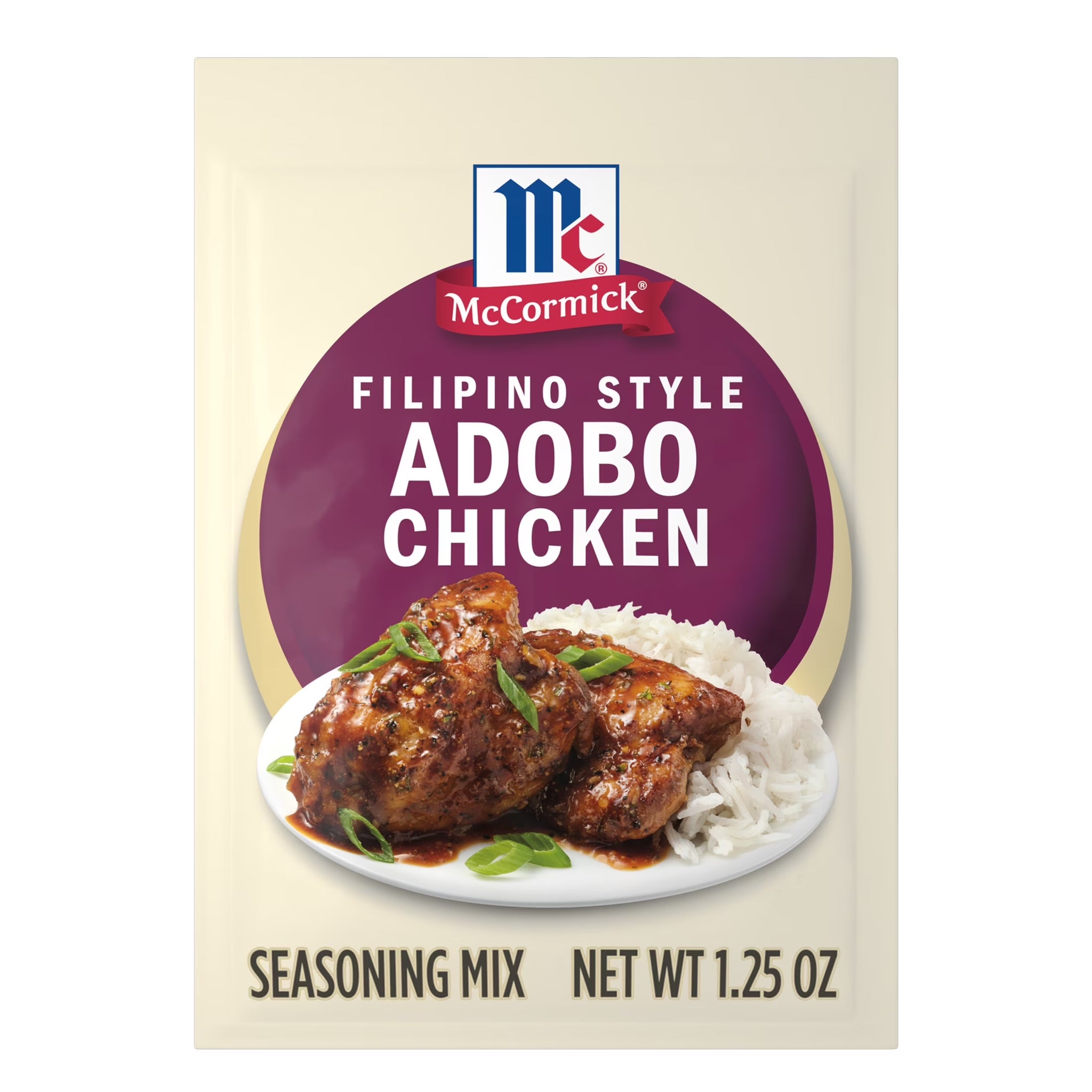 Mccormick Filipino Style Chicken Adobo Seas, 1.25 Oz Bag