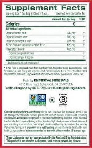 Traditional Medicinals Tea, Breathe Easy, Tea Bags, 16 Count