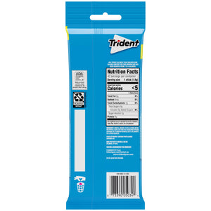Trident Sugar Free Gum, Mint Bliss, 3 Packs of 14 Regular Size Pieces (42 Total Pieces)