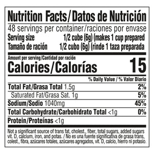Knorr Shelf Stable Cubes Chicken Bouillon, 9.3 Oz, 24 Pack Box