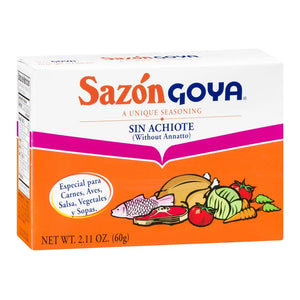 Goya Sazon without Annatto Seasoning, 2.11 Oz