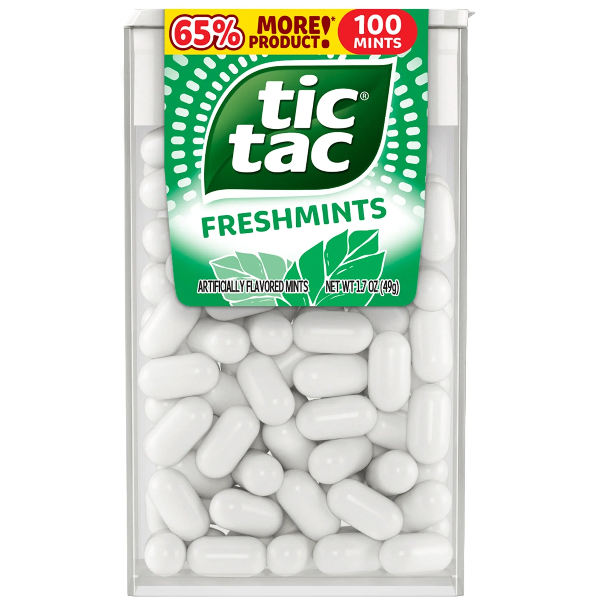 Tic Tac Freshmint Breath Mints, On-The-Go Refreshment, 1.7 Oz