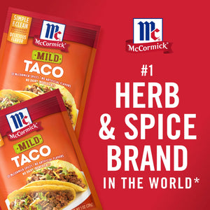 Mccormick Mild Taco Seasoning Mix, 1 Oz Envelope