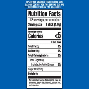 Trident Sugar Free Gum, Original, Value Pack, 8 Packs of 14 Pieces (112 Regular Size Pieces)