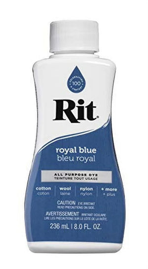 Rit Purpose Liquid Dye, 8 Oz, Royal Blue