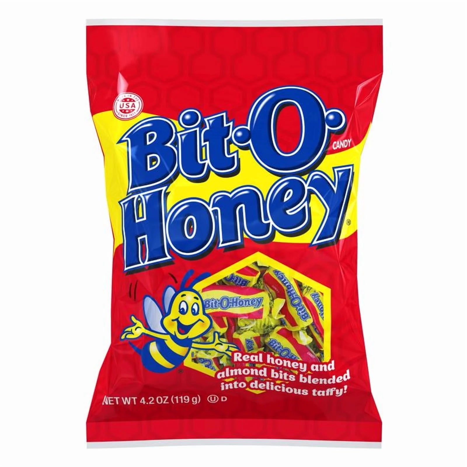 Bit O Honey 4.2 Oz Spangler Almond & Honey Candy - Pack of 12