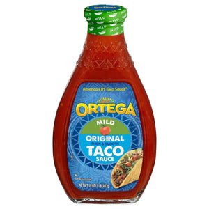 Ortega Original Thick and Smooth Mild Taco and Enchilada Chili Sauce, Kosher, 16 Oz