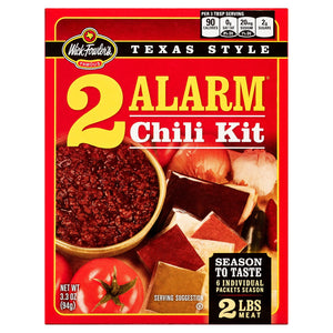 Wick Fowler'S Famous Texas Style 2 Alarm Chili Kit, 3.3 Oz