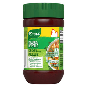 (3 Pack) Knorr Granulated Chicken Flavor Bouillon Ground, 3.5 Oz Jar