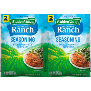 Hidden Valley Gluten Free Original Ranch Salad Dressing and Seasoning Mix, 1 Oz, 2 Pack