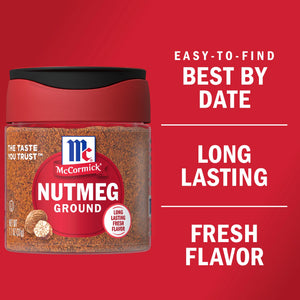 Mccormick Kosher Ground Nutmeg, 1.100 Oz Bottle