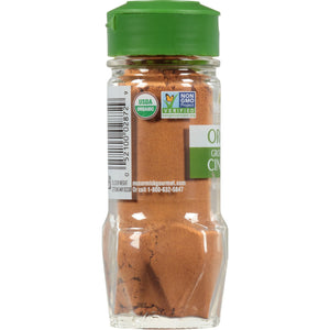 Mccormick Gourmet Organic Ground Saigon Cinnamon, 1.25 Oz Bottle