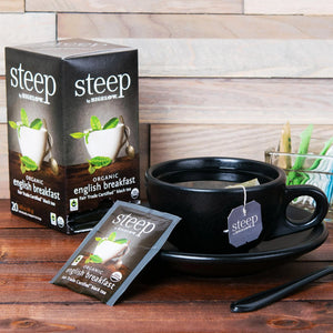 Bigelow RCB17701 1.6 Oz. Tea Bag Steep Tea - English Breakfast (20/Box)