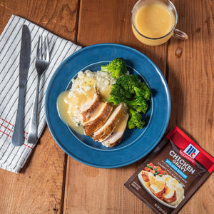 Mccormick No Artificial Flavors 30% Less Sodium Chicken Gravy Mix, 0.87 Oz Envelope