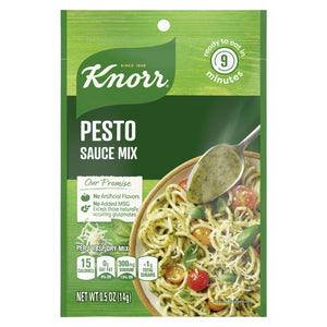 Knorr No Artificial Flavors Pesto Sauce Dry Spices and Seasonings Mix, 0.5 Oz