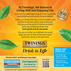 Twinings Lemon & Ginger K-Cup® Pods for Keurig, Caffeine Free Herbal Tea, 24 Count