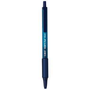 BIC Soft Feel Retractable Ball Point Pen Medium, Assorted, 36 Pack
