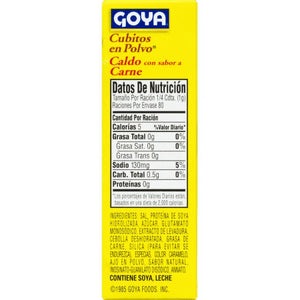 GOYA Powdered Beef Bouillon 2.82 Oz