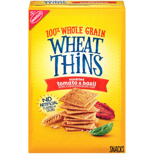 Wheat Thins Sundried Tomato & Basil Whole Grain Wheat Crackers, 9 Oz