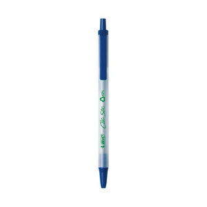 BIC Ecolutions Clic Stic Ballpoint Pens, Blue, Medium Point, 48 Pack