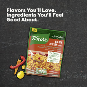 Knorr No Artificial Flavors Cajun Chicken Flavor Rice Sides, 5.8 Oz Regular Pouch