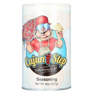 Cajun Two Step, All Purpose Seasoning, Great on All Types of Proteins. Low in Sodium, Packed with Great Cajun Flavor for the Whole Family