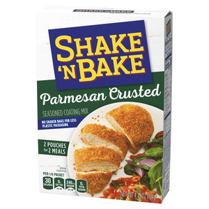 Shake 'N Bake Parmesan Crusted Seasoned Coating Mix, 4.75 Oz Box, 2 Ct Packets