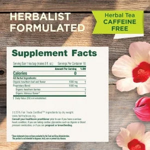 Traditional Medicinals, Organic, Hawthorn & Hibiscus, Tea Bags, 16 Ct