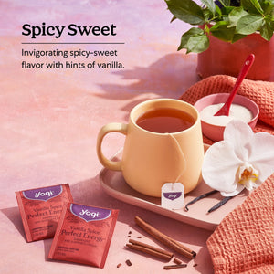 Yogi Tea, Vanilla Spice Perfect Energy Tea, Tea Bags, 16 Ct, 1.12 OZ