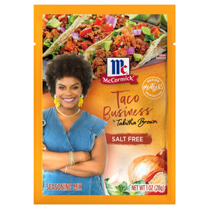 Mccormick Salt Free Taco Business by Tabitha Brown Seasoning Mix, 1 Oz Envelope