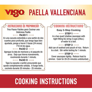 Vigo Paella Valenciana Yellow Rice & Seafood Dinner, 19 Oz.