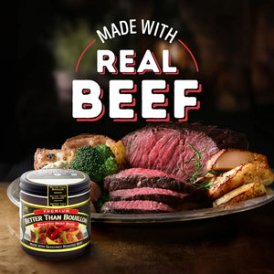 Better than Bouillon Premium Roasted Beef Base, Shelf-Stable, 8 Oz Jar
