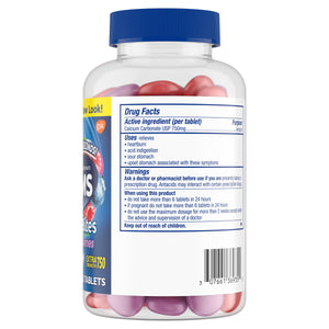 TUMS Antacid Chewy Bites Assorted Berries, 108 Chewable Tablets