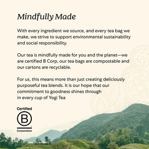 Yogi Tea Mandarin Mint Mindfulness, Organic Herbal Tea Bags, 16 Organic Tea Bags