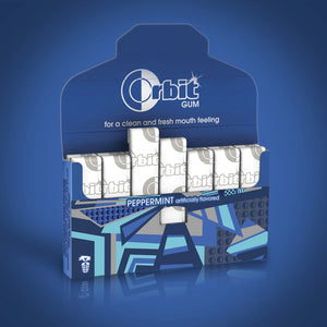 Orbit Peppermint Sugar Free Chewing Gum Travel Essentials - 3 Ct Pack