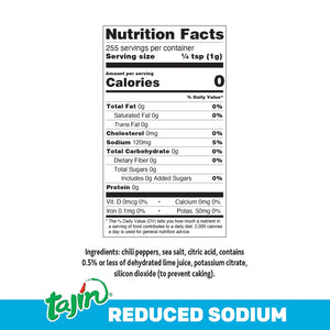 Tajín® Clásico Reduced Sodium Seasoning, Chili Lime Seasoning, 9 Oz
