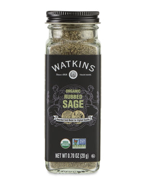 Watkins Gourmet Organic Spice Jar, Rubbed Sage, .70 Oz