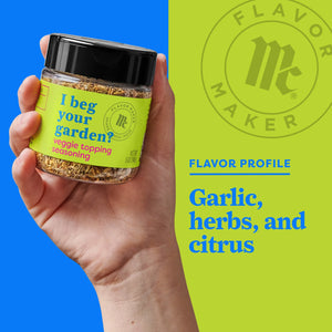 Mccormick Flavor Maker Veggie Topping Seasoning, 5 Oz Jar